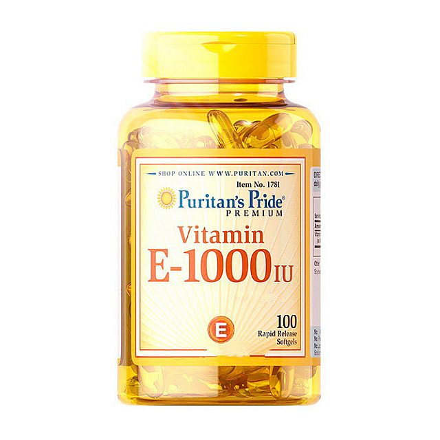 Vitamin E-450 mg (1000 IU) (100 softgels)  