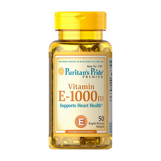 Vitamin E 450 mg (1000 IU) (50 softgels)  