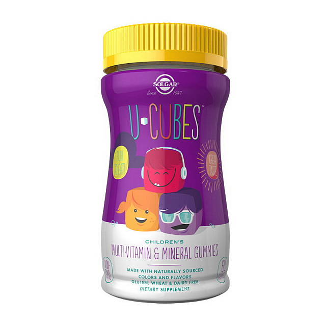 U-Cubes Children's Multi-Vitamin & Mineral (60 gummies)  