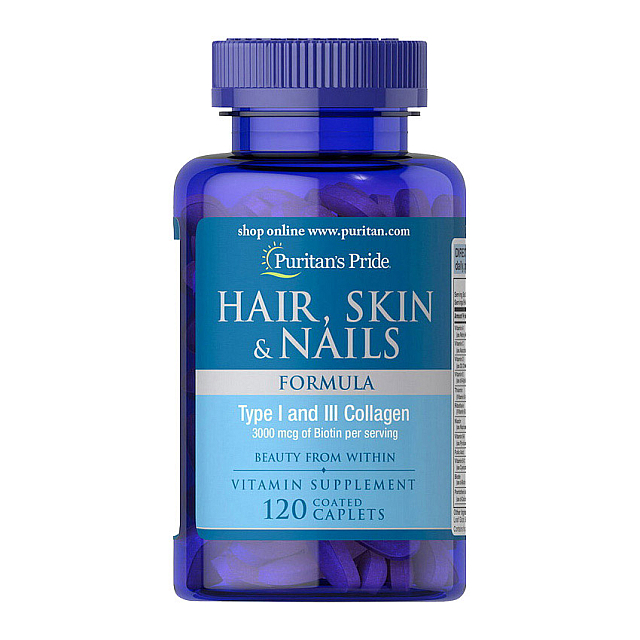 Hair, Skin & Nails (120 caplets)  