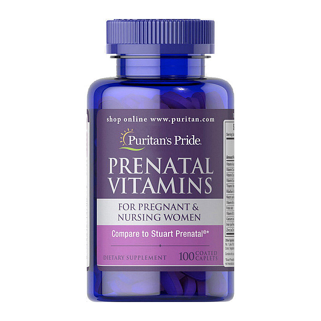 Prenatal Vitamins (100 caplets)  