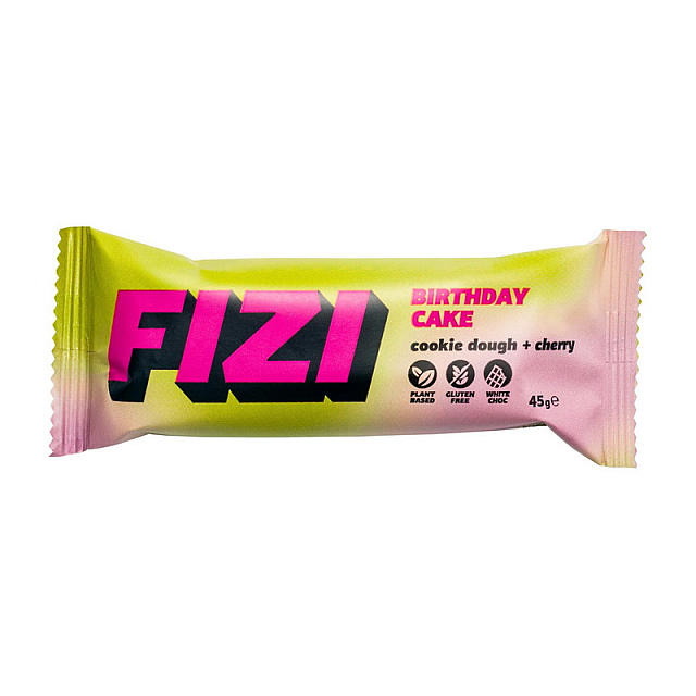 Fizi Birthday Cake (45 g)  Cookie dough-cherry