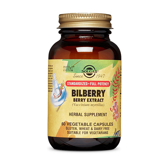 Bilberry Berry Extract (60 veg caps)  
