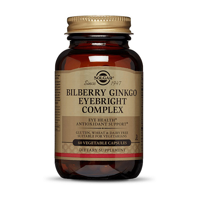 Bilberry Ginkgo Eyebright Complex (60 veg caps)  